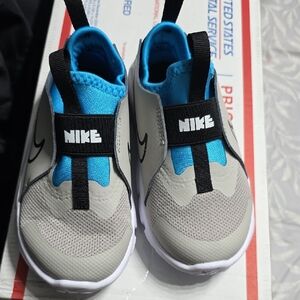 Nike Fkex Ruuner 2 Kids Sneakers - Gray and Blue